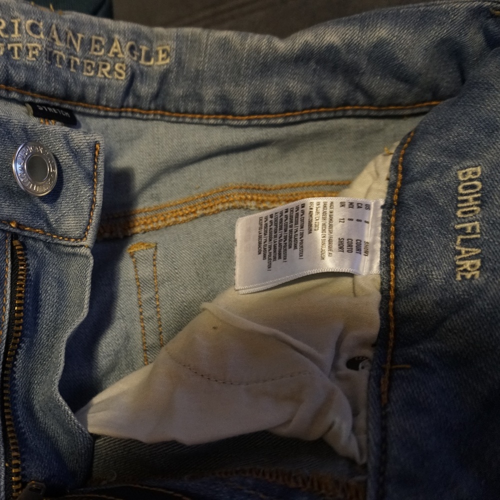 American Eagle Boho Flares Light blue